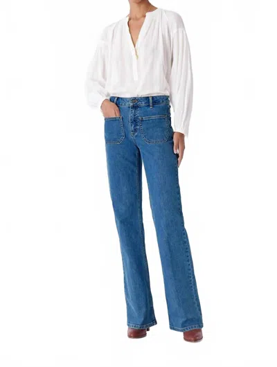 Vanessa Bruno Dompay Jeans In Indigo Clair In Blue