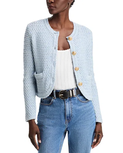 Vanessa Bruno Dorina Button Front Cardigan In Neptune