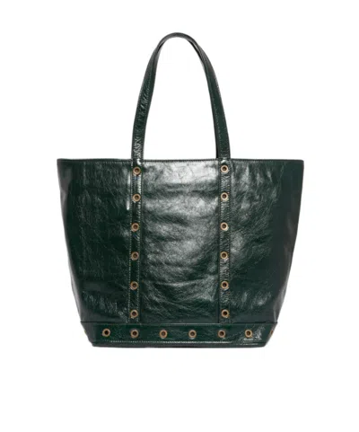 Vanessa Bruno Double Handle Shoulder Bag In Black