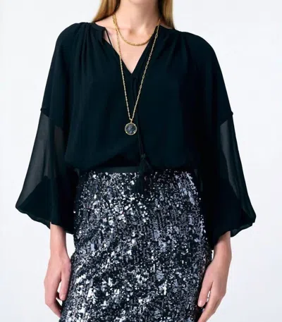 Vanessa Bruno Dylan Blouse In Black In Multi