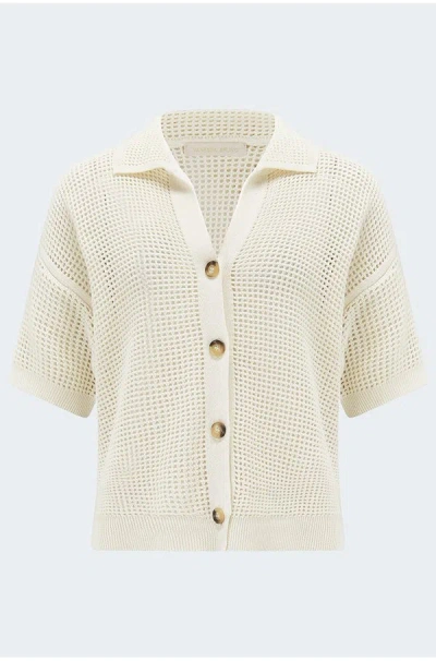 Vanessa Bruno Edelweiss Top In Ecru In Cream