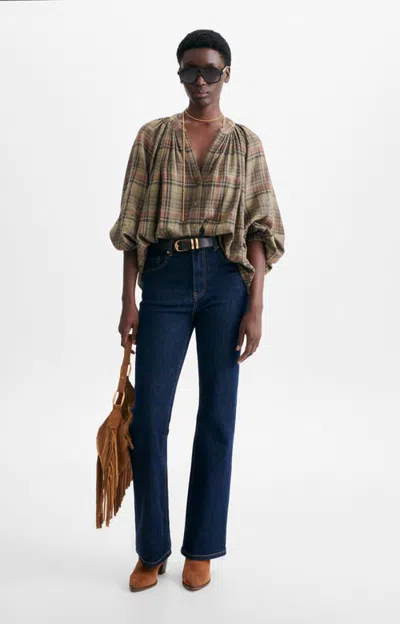 Vanessa Bruno Edme Long Sleeve Blouse In Multi