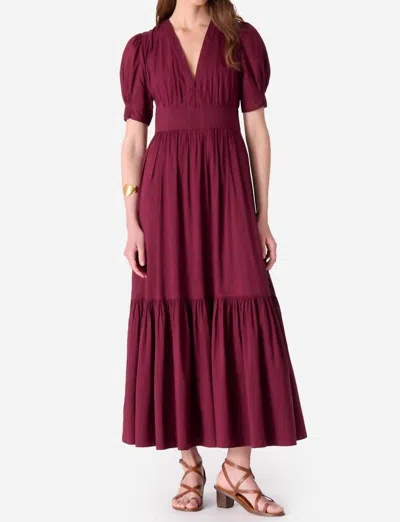 Vanessa Bruno Edorine Dress In Burgundy