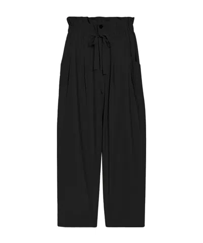 Vanessa Bruno Elastic Casual Trousers In Black