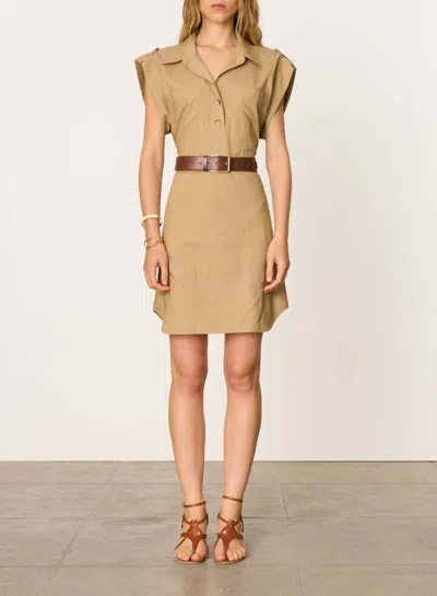 Vanessa Bruno Elmina Dress In Khaki In Green