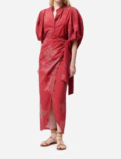 Vanessa Bruno Ewa Skirt In Cerise In Red