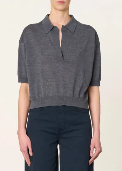 Vanessa Bruno Faby Knit Sweater In Grey In Gray