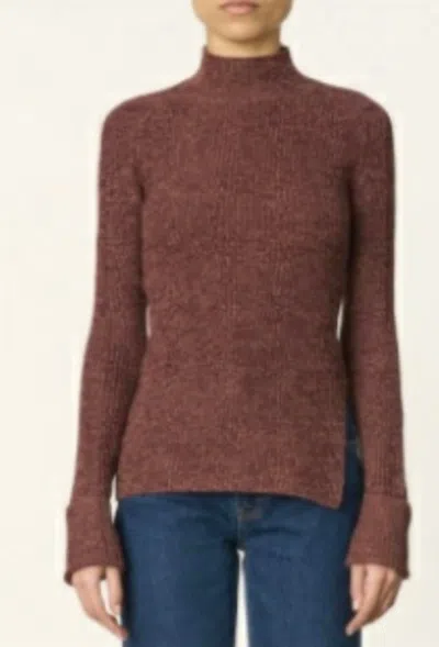 Vanessa Bruno Farida Sweater In Aubergine In Brown