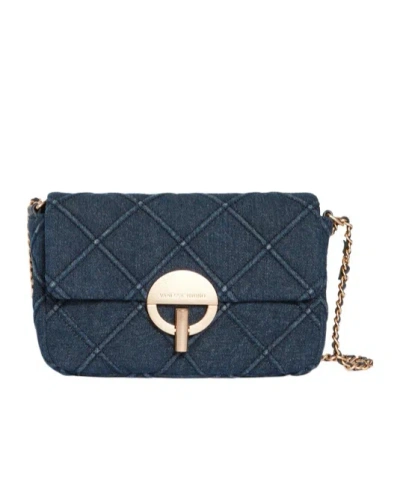 Vanessa Bruno Flap Shoulder Bag In Blue