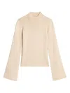 Vanessa Bruno Flared-sleeve Sweatshirt In Neutral
