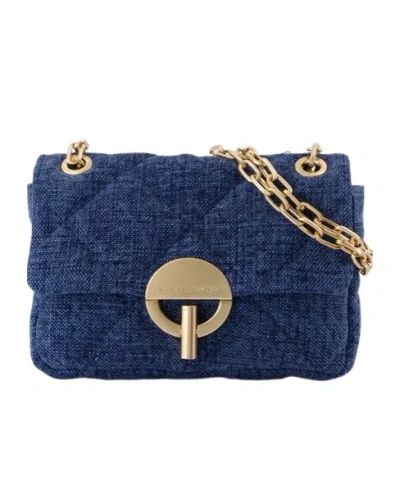 Vanessa Bruno Flip Shoulder Bag In Blue