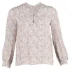 Vanessa Bruno Floral Print Blouse In Multicolor Silk