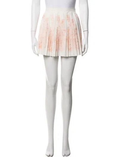 Pre-owned Vanessa Bruno Floral Print Mini Skirt In Neutrals