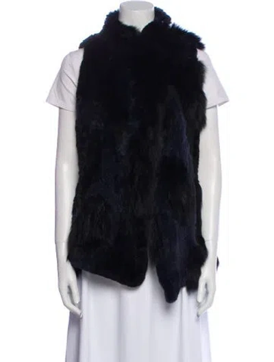Pre-owned Vanessa Bruno Fur Fur Jacket In Multi