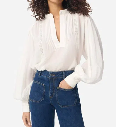 Vanessa Bruno Gania Blouse In Blanc In White