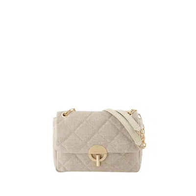 Vanessa Bruno Grand Moon Bag - Linen - Beige In Multi