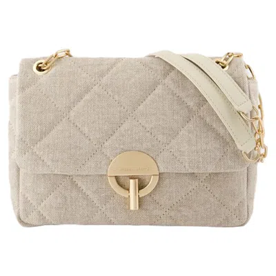 Vanessa Bruno Grand Moon Bag -  - Linen - Beige In Sand
