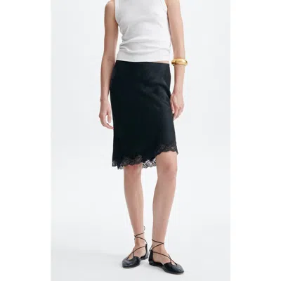 Vanessa Bruno Hasna Jacquard Midi Skirt In Black