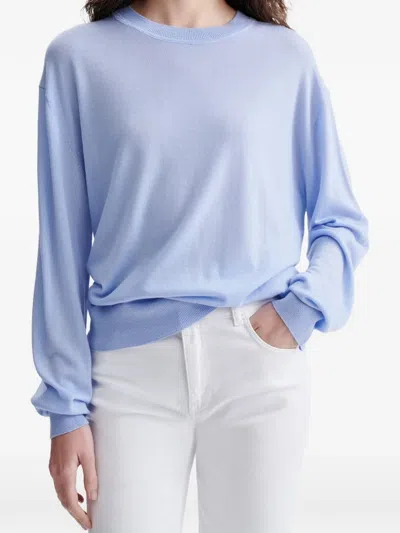 Vanessa Bruno Hayat Merino-wool Sweater In Blue