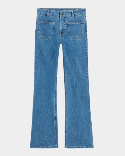 Vanessa Bruno High-rise Denim Jeans In Indigo Clair