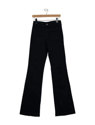 Pre-owned Vanessa Bruno High-rise Flared Jeans In Blue