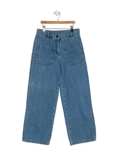 Pre-owned Vanessa Bruno High-rise Wide Leg Jeans In Blue