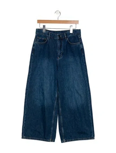 Pre-owned Vanessa Bruno High-rise Wide Leg Jeans In Blue