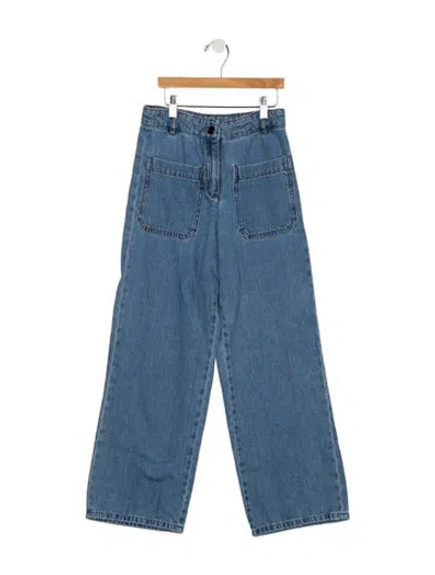 Pre-owned Vanessa Bruno High-rise Wide Leg Jeans In Blue