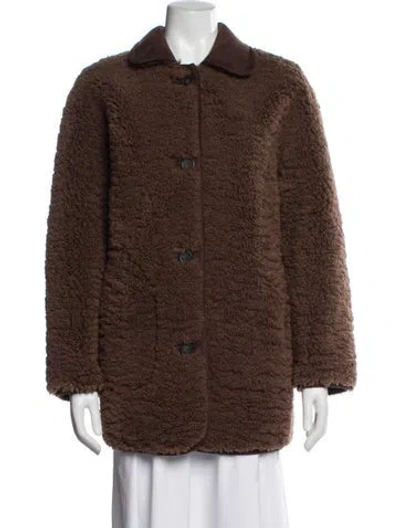 Pre-owned Vanessa Bruno Jacket In Brown