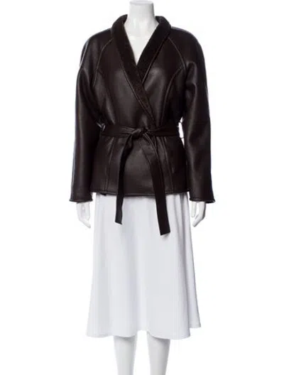Pre-owned Vanessa Bruno Jacket In Brown