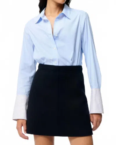 Vanessa Bruno Juna Mini Skirt In Marine In Blue