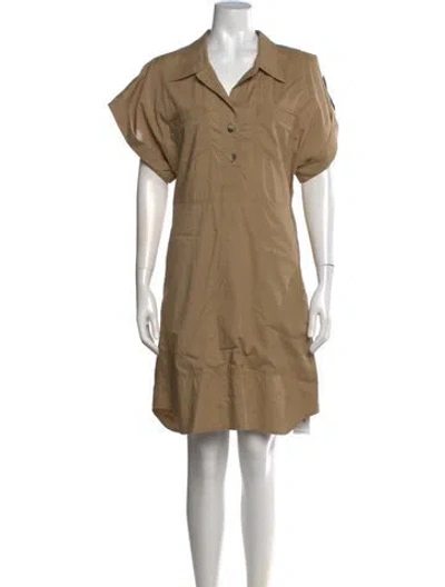 Pre-owned Vanessa Bruno Knee-length Dress In Brown