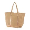 Vanessa Bruno L Zippe Shopper Bag - Linen - Pink