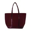Vanessa Bruno L Zippe Shopper Bag In Purple