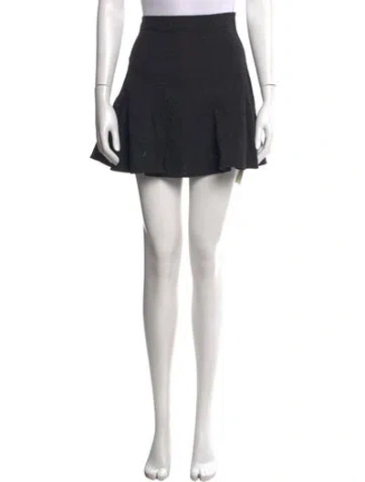 Pre-owned Vanessa Bruno Lace Pattern Mini Skirt In Blue