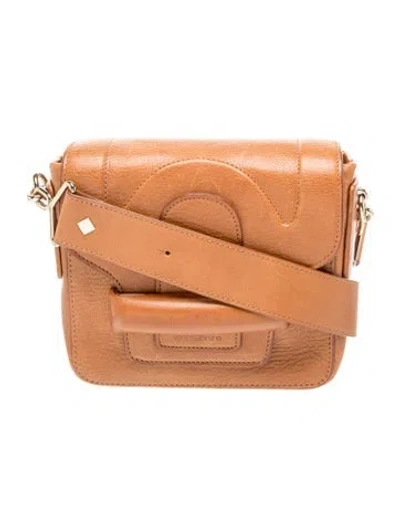 Pre-owned Vanessa Bruno Leather Crossbody Bag In Brown