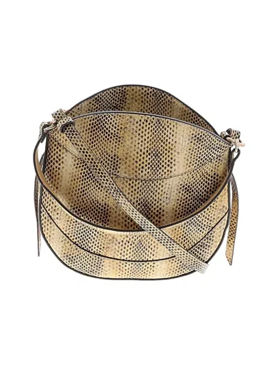 Pre-owned Vanessa Bruno Leather Crossbody Bag In Gold