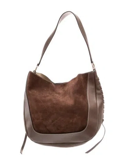 Pre-owned Vanessa Bruno Leather Shoulder Bag In Brown