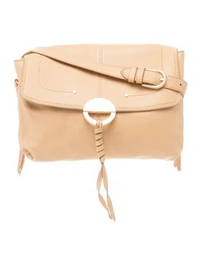 Pre-owned Vanessa Bruno Leather Shoulder Bag In Neutrals