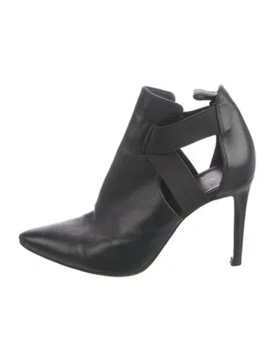 Pre-owned Vanessa Bruno Leather Slingback Sandals In Black