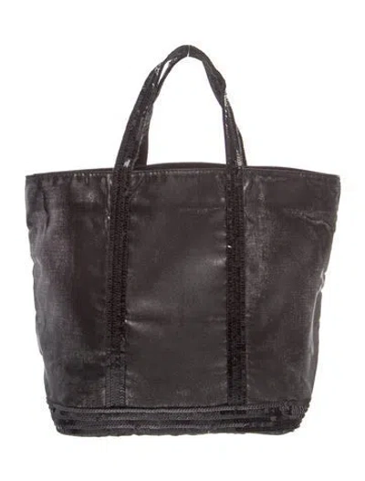 Pre-owned Vanessa Bruno Leather Top Handle Bag In Black