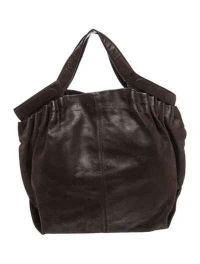 Pre-owned Vanessa Bruno Leather Tote In Brown