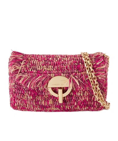 Vanessa Bruno Logo Crossbody Bag In Pink
