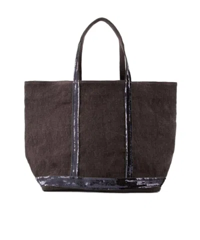 Vanessa Bruno Logo Handbag In Black