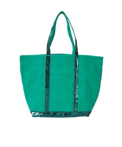 Vanessa Bruno Logo Shoulder Bag In Green