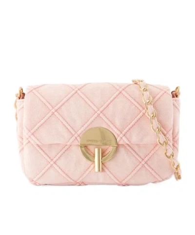 Vanessa Bruno Logo Shoulder Bag In Nude