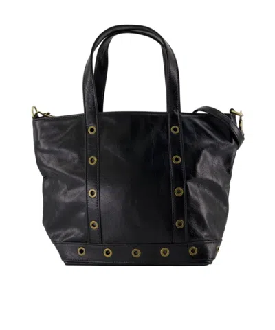 Vanessa Bruno Logo Tote Bag In Black