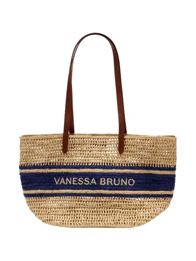 Vanessa Bruno Logo-embellishment Tote Bag In Neutral