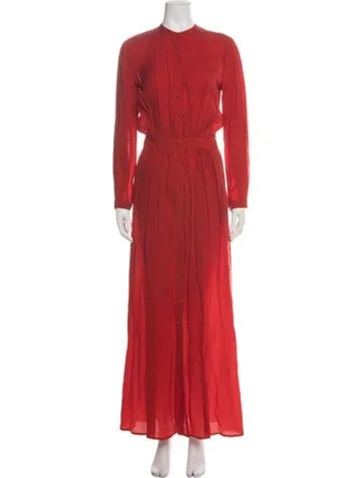 Pre-owned Vanessa Bruno Long Dress In Red