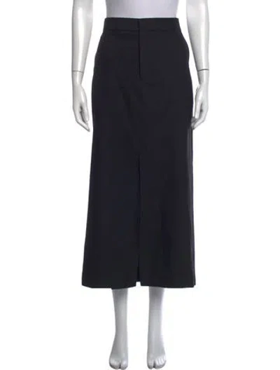 Pre-owned Vanessa Bruno Long Skirt In Black